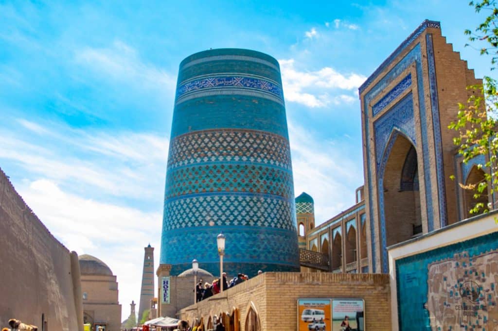 Mohammed Amin Khan madrassa in Khiva next to Kalta Minor minaret