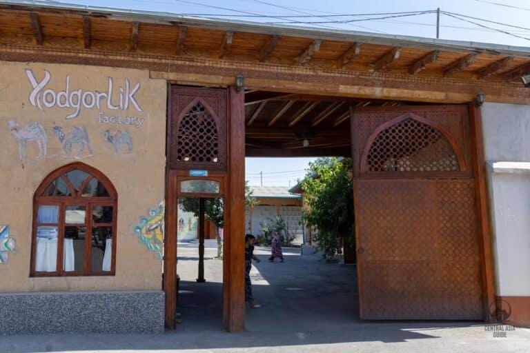 Yodgorlik silk factory in Margilan