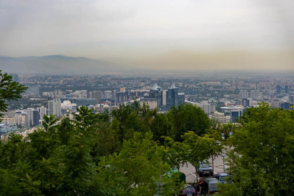 View of Almaty from Kok Tobe