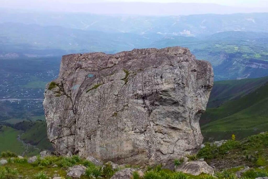 Arslanbob holy rock