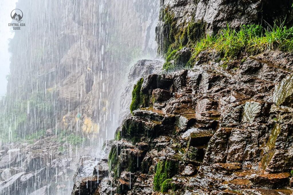 Butakovski waterfall in Kazakhstan near Almaty