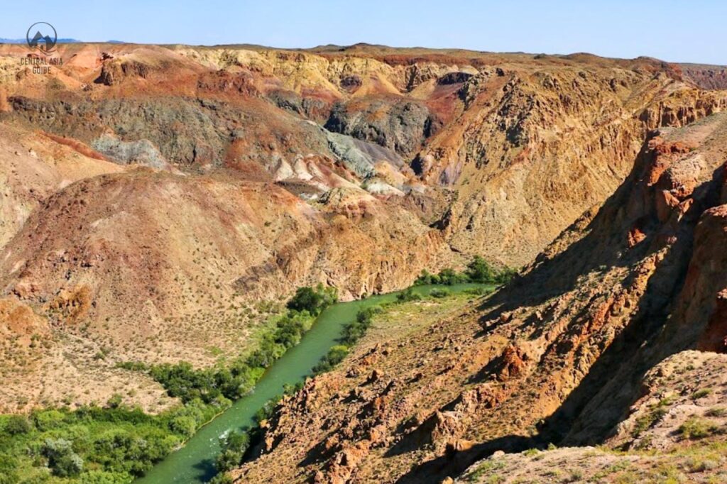 A view to the Temerlik canyon in Charyn area