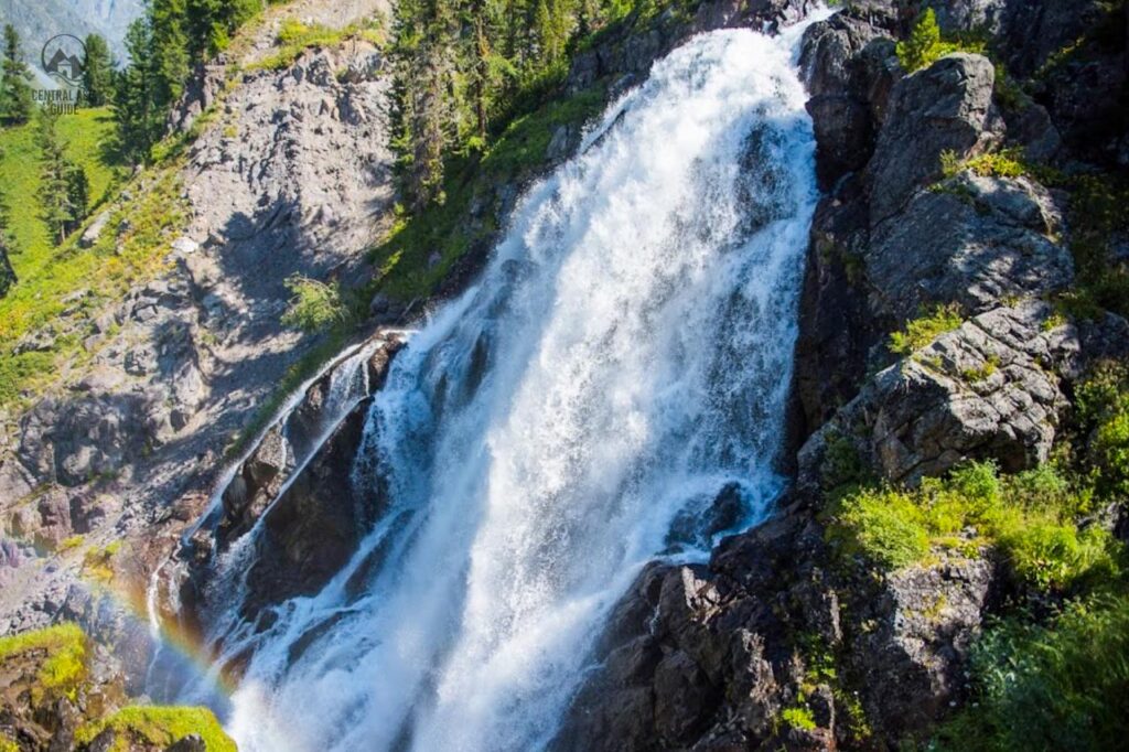 Kock Kol waterfall in Kazakhstan