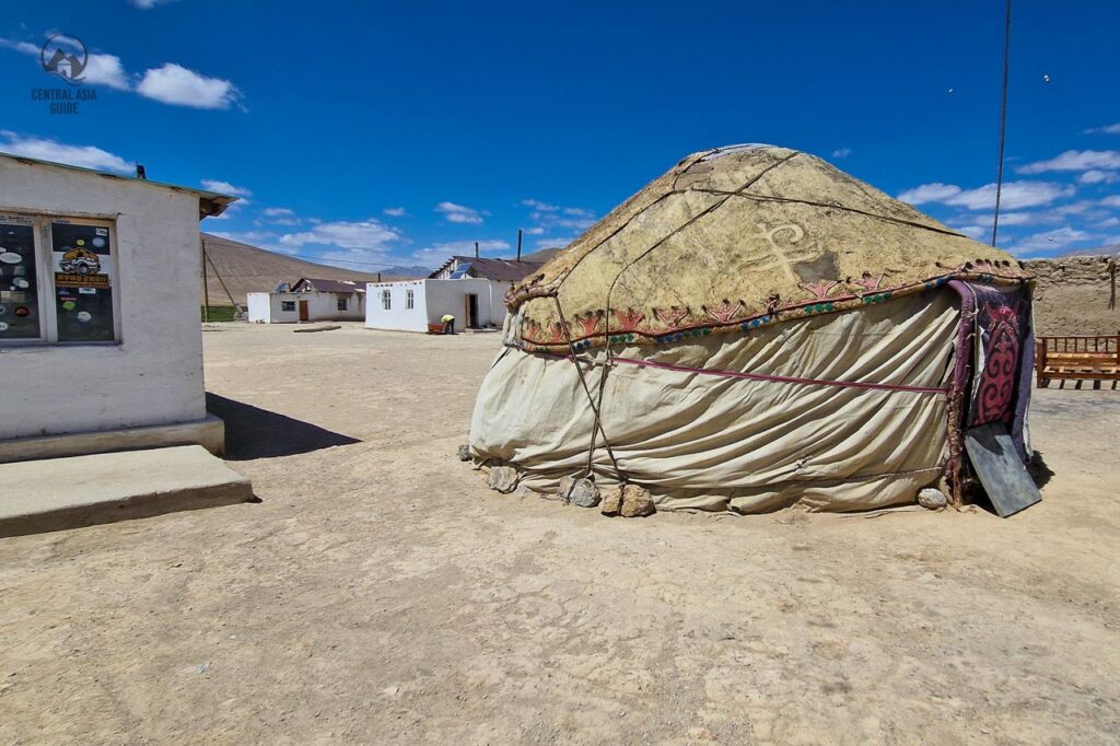 A yurt in Bulunkul village