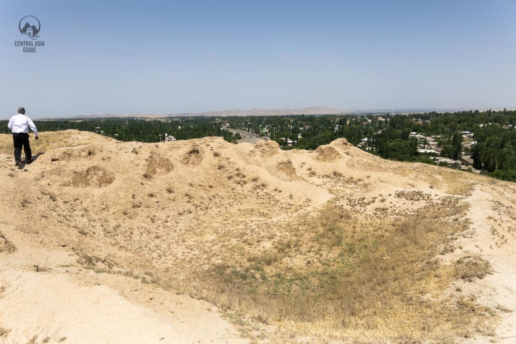 Bunjikat ruins in Shakhriston near Istaravshan