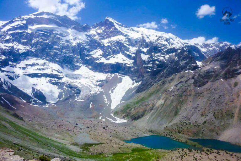 Dushkakha lake near Kulikalon lake in Fann mountains of Tajikistan