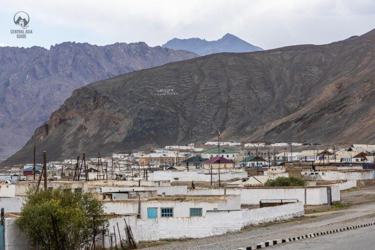 View over Murghab in Pamir