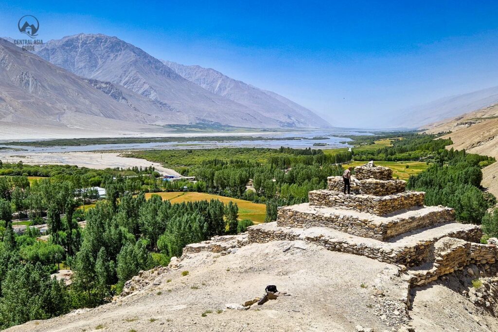 A buddhist stupa in Wakhan Valley, Pamir