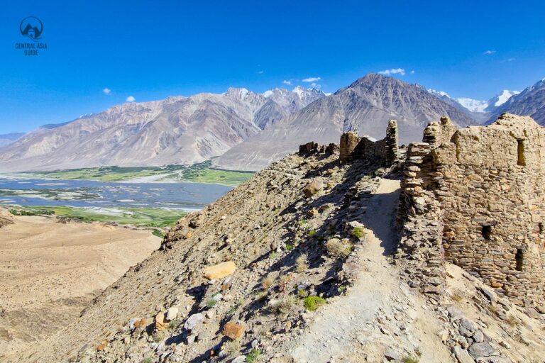 Yamchun fortress in Wakhan, Pamir was guarding the Silk Road