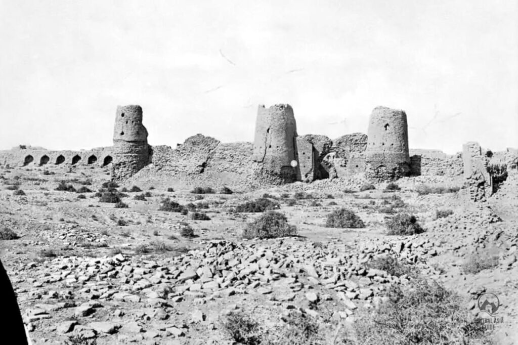 Bayramaly fortress ruins near Merv in Turkmenistan