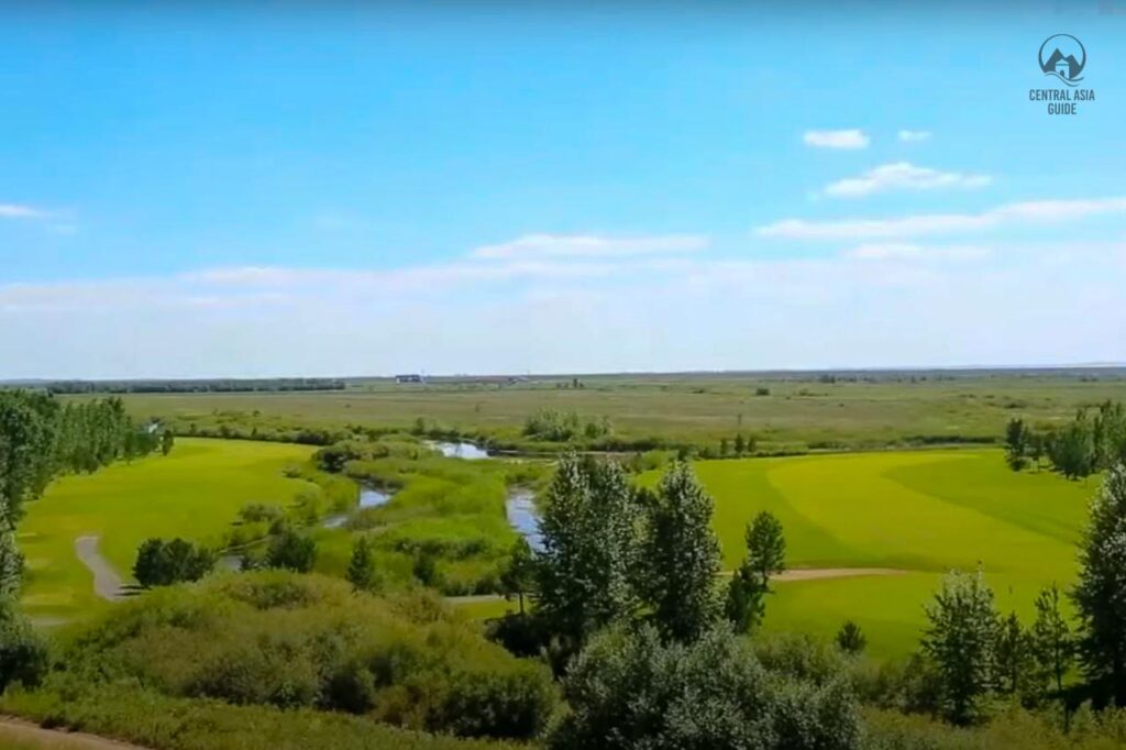 Astana golf course in Central Asia