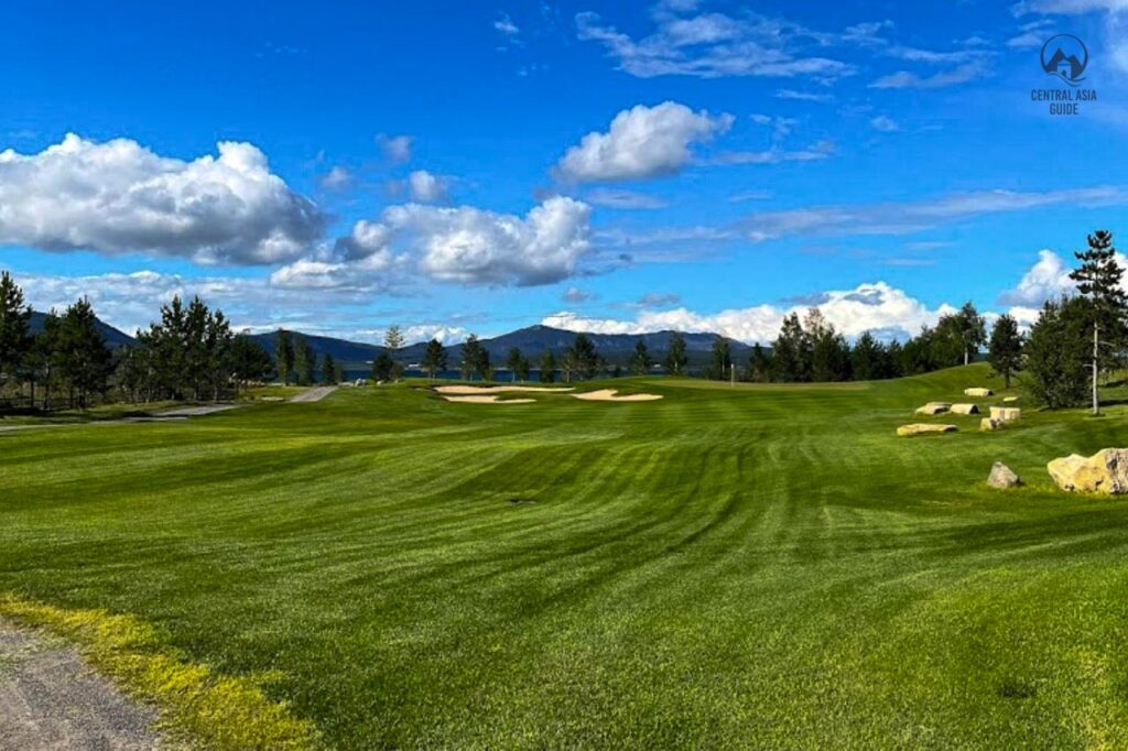 Burabay golf course in Borovoye, Kazakhstan