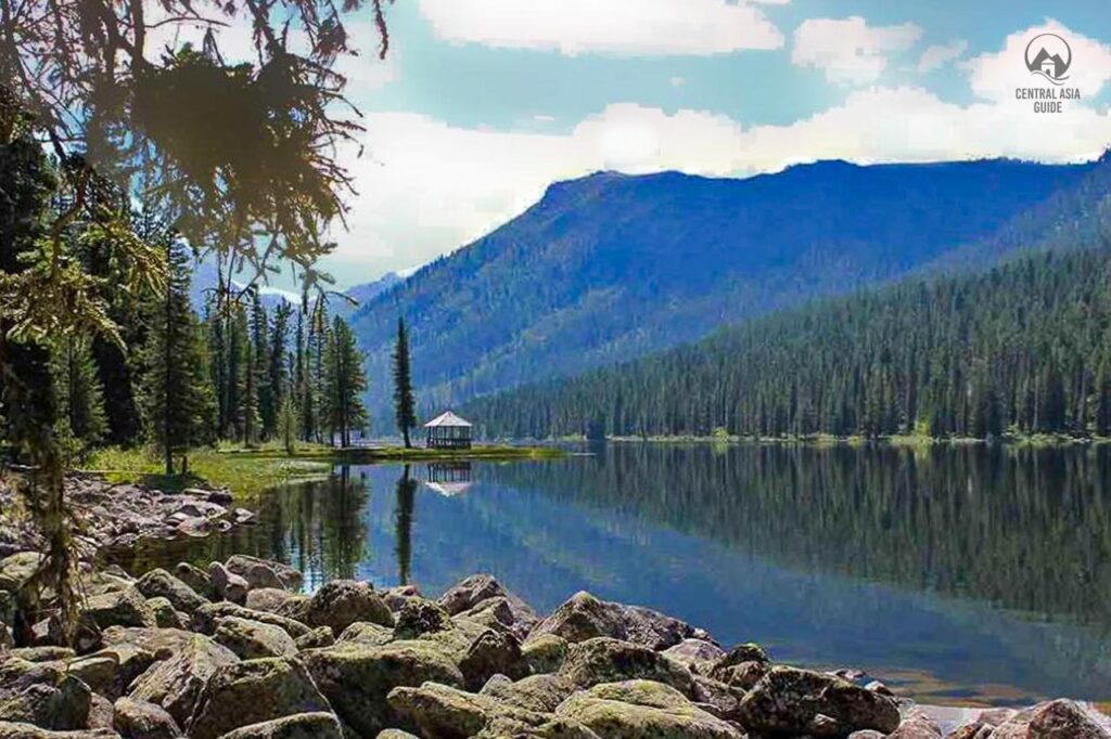 Markakol lake in Eastern Kazakhstan