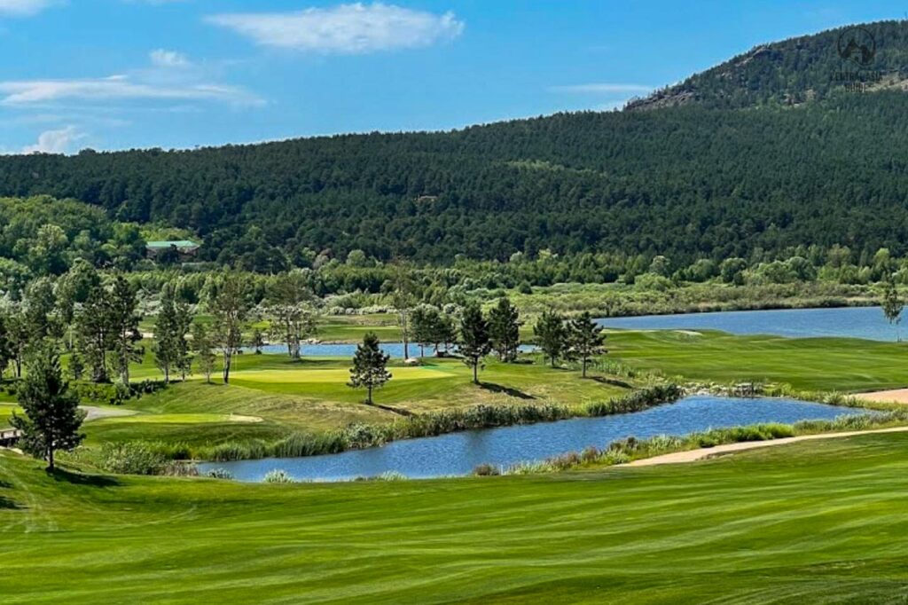 Golf course in Northern Kazakhstan, Central Asia