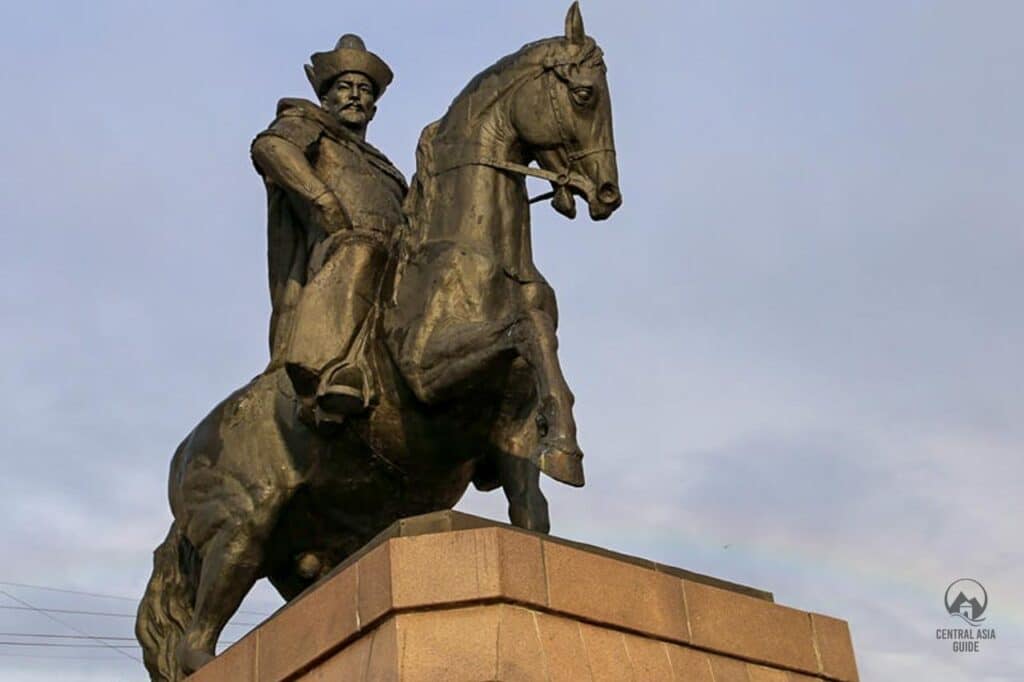 Kasymov statue in Astana