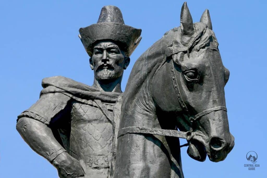 Kenesary Kasymov statue in Astana