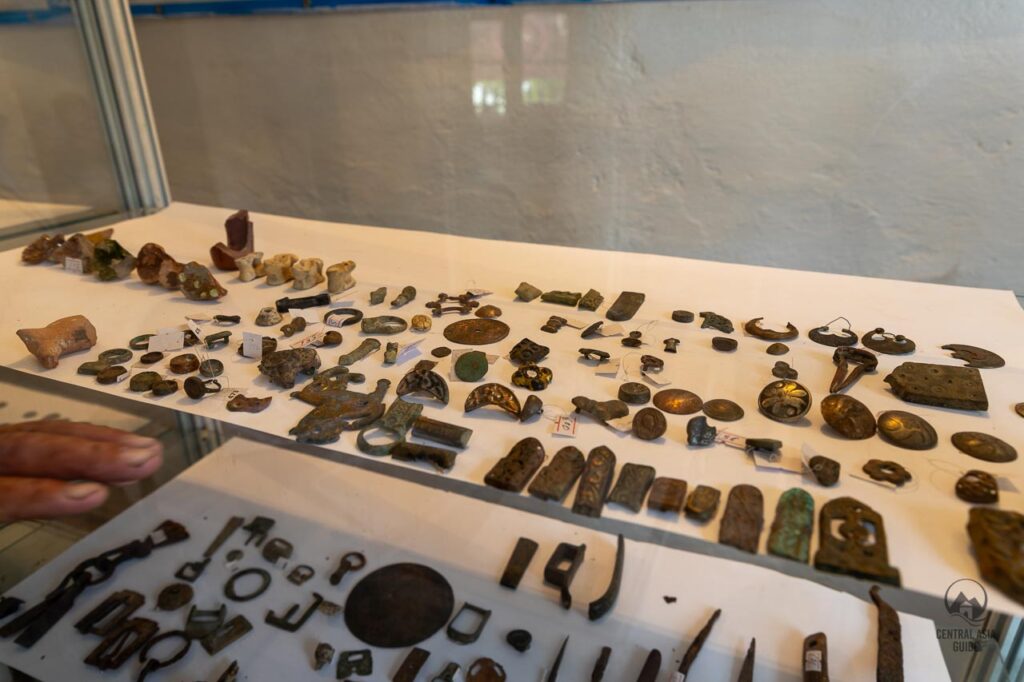 Small artifacts in Kochkor private museum