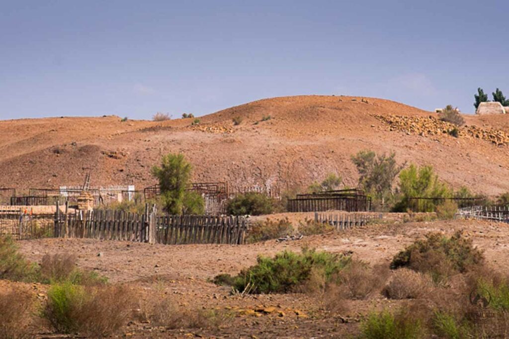 Kyrk Molla Hill​ in Kunya Urgench, Turkmenistan