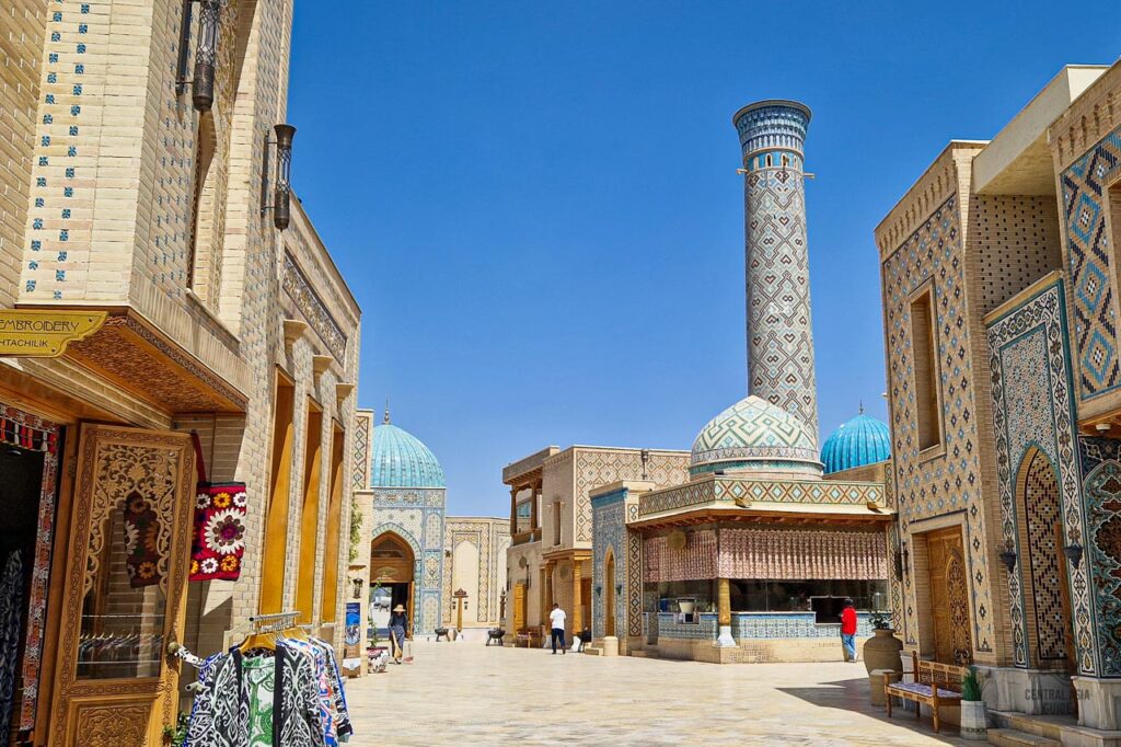 Eternal city tourist center in Samarkand