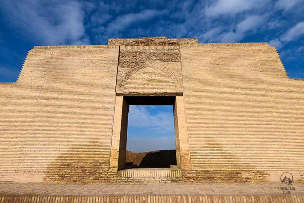 Caravanserai gate in Kunya Urgench, Turkmenistan