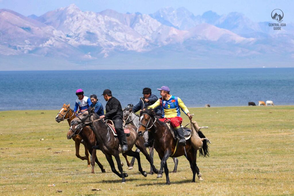 Kok Boru horse game in Song Kul, Kyrgyzstan