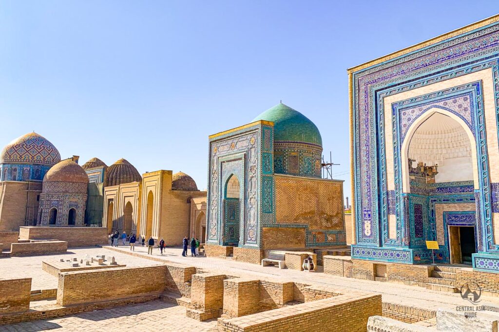 Shah i Zinda is part of the Unesco site in Samarkand