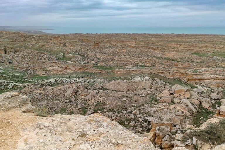 Zhygylgan fault hollow in Mangystau, Western Kazakstah