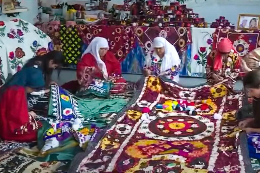 Chakan embroidery Tajik craft