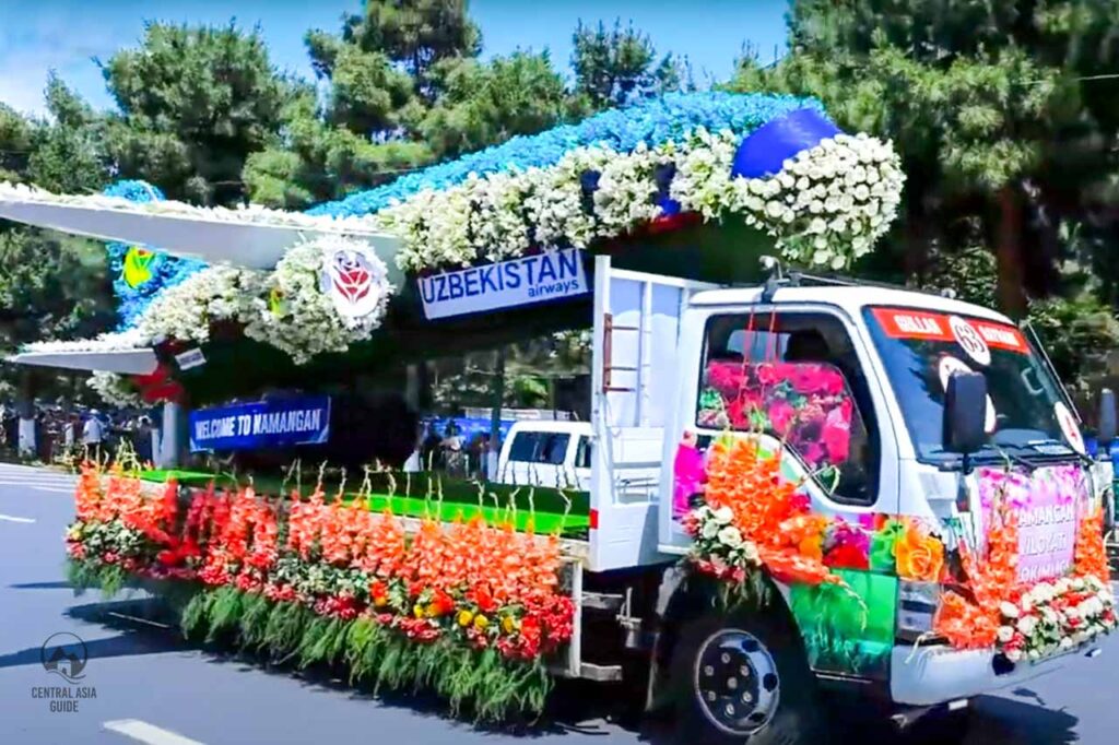 Flower festival in Namangan, Uzbekistan