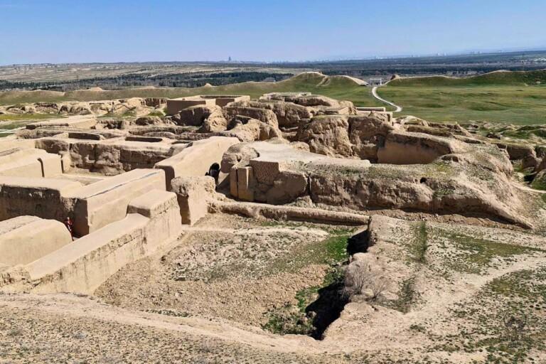 Ruins of old Nisa near Ashgabat