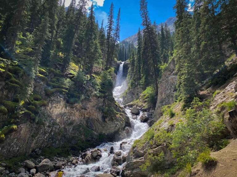 Barskoon waterfall